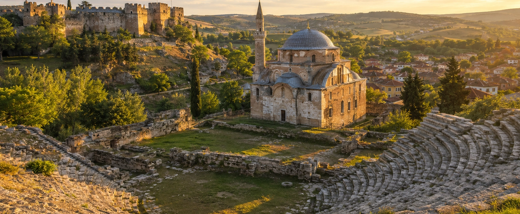 Vize ancient Bizye Roman Byzantine heritage in Kirklareli