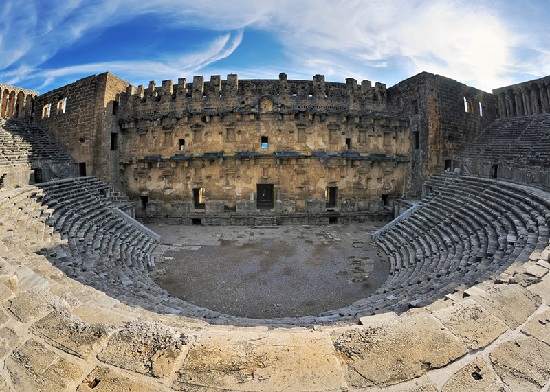 Tour privato di Perge, Aspendos e Side
