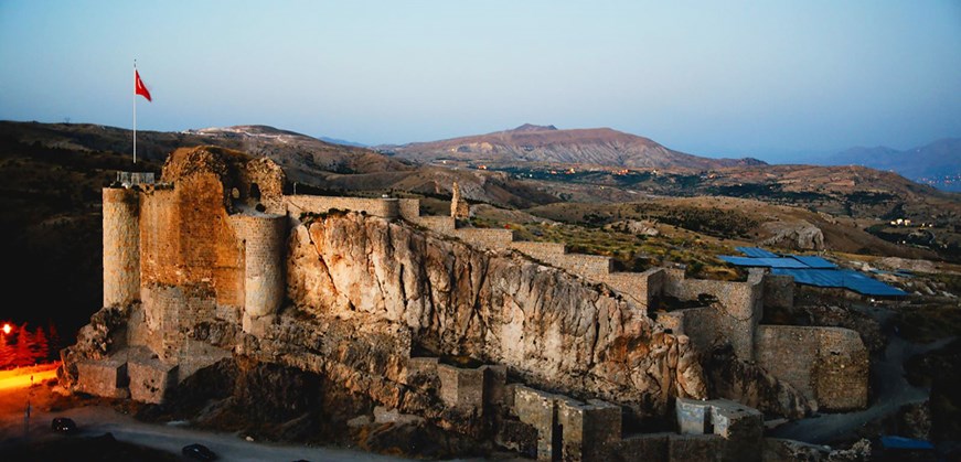 Storica città di Harput e il castello
